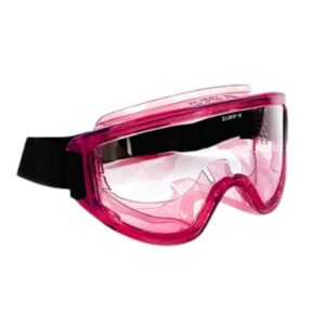 Cross 601-ECO Kırmızı Çerçeveli Goggle Tam Koruma İş Güvenliği Gözlüğü